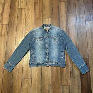 Y2K Levi's Denim Jean Jacket Women's Large Mis 2000s